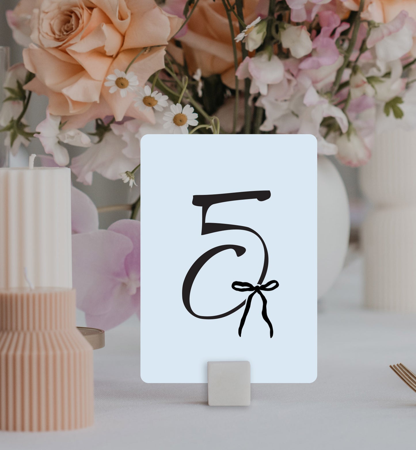 The Bow Table Number Set