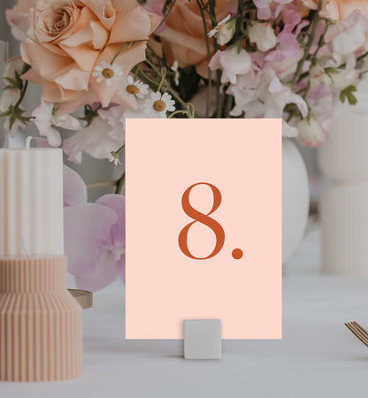 Soul Mate Table Number Set