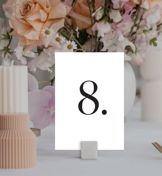 Soul Mate Table Number Set