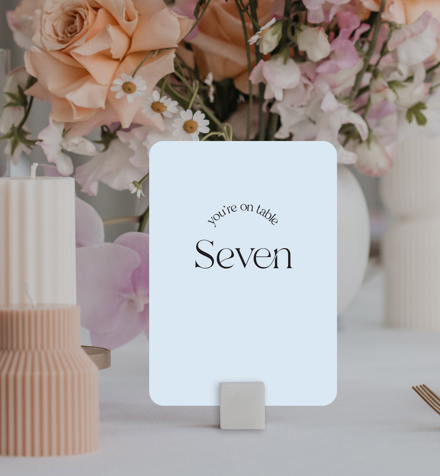 We Do Table Number Set