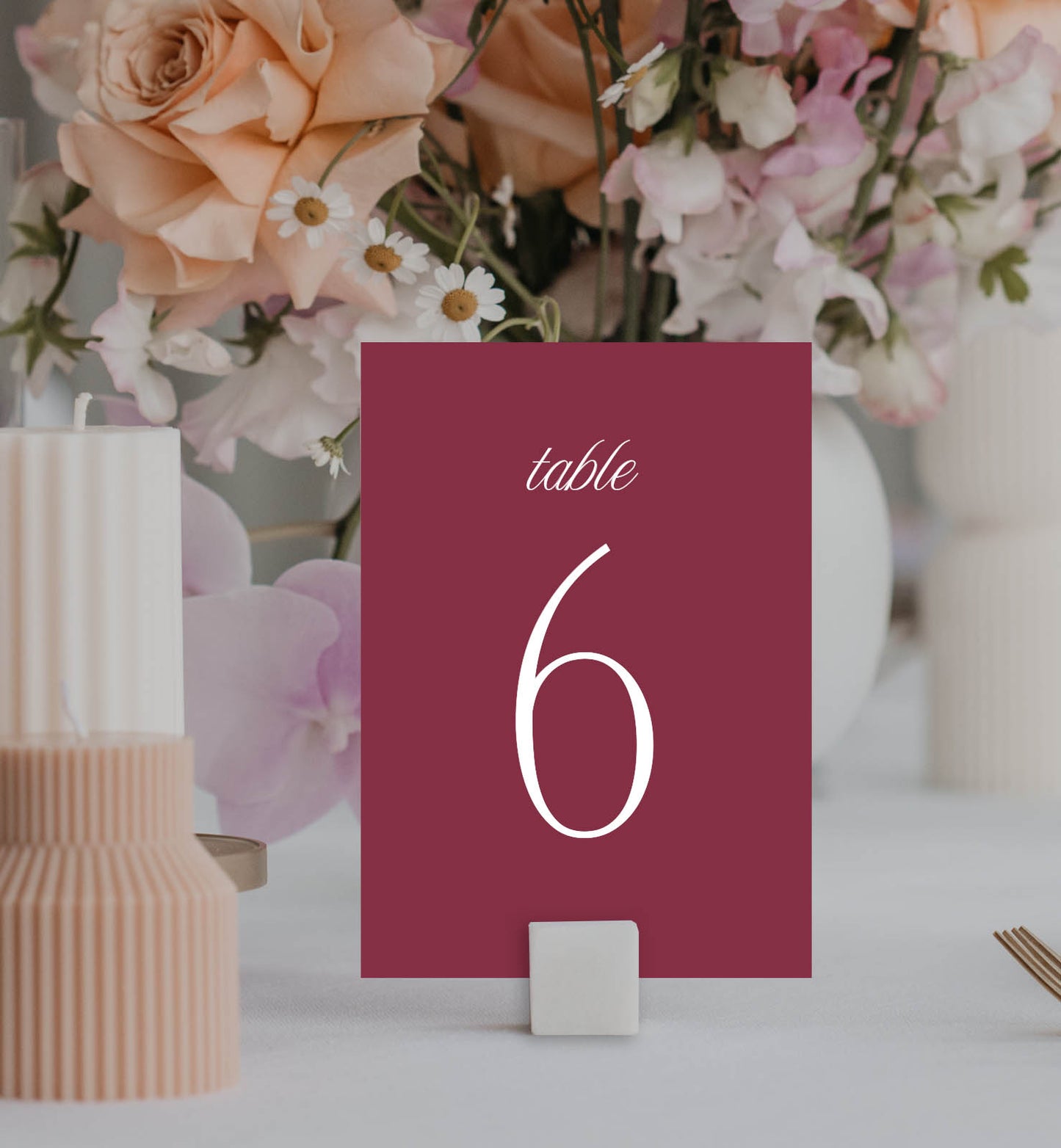 Riviera Table Number Set