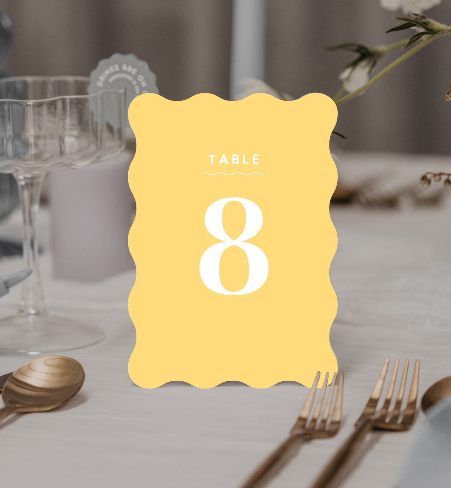 Big Love Table Number Set