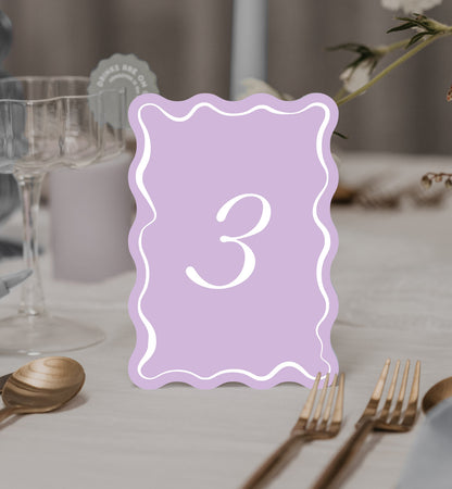 Paradiso Table Number Set