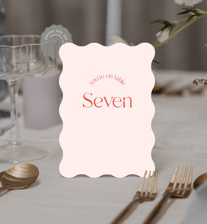 We Do Table Number Set