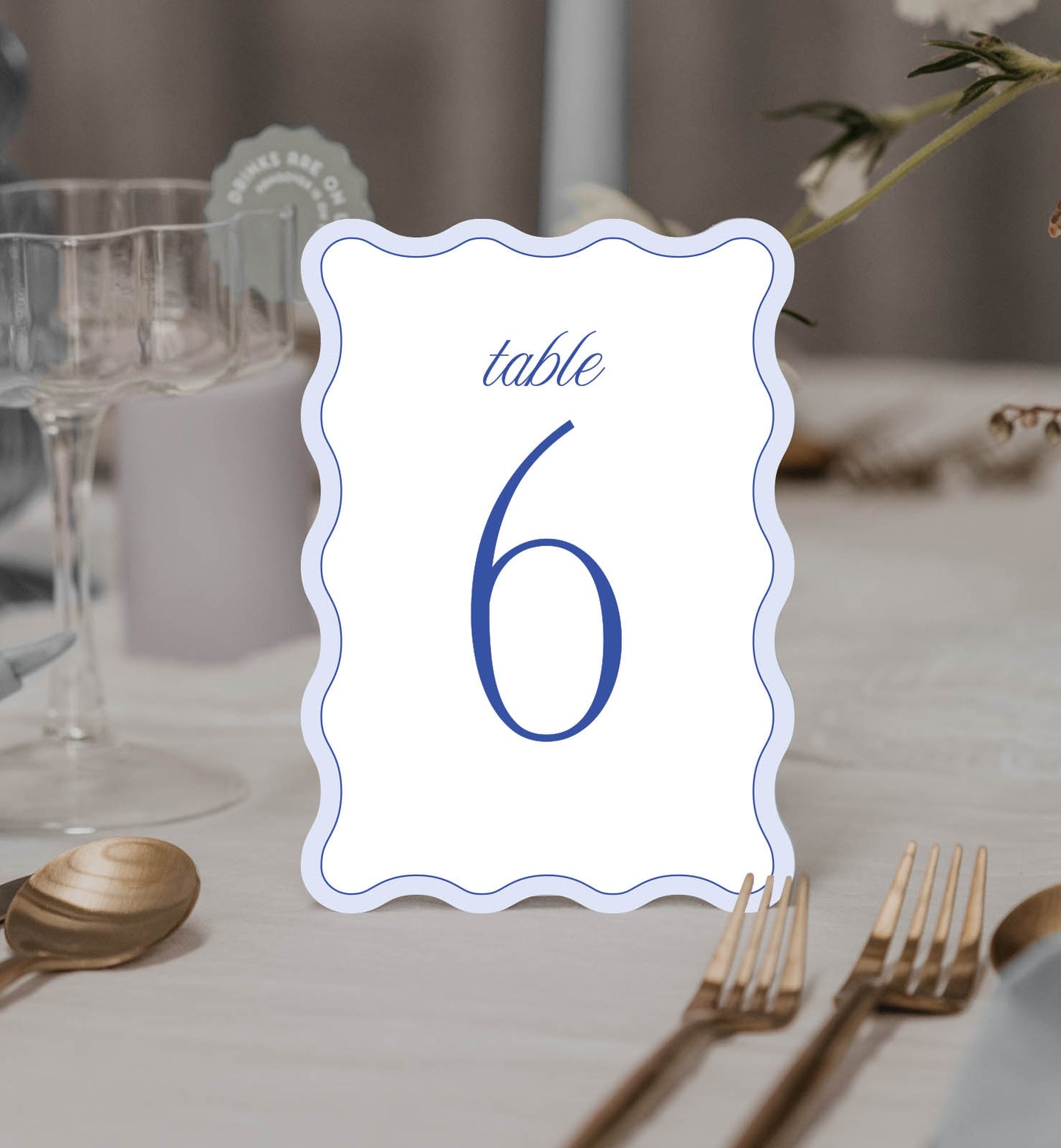 Riviera Table Number Set