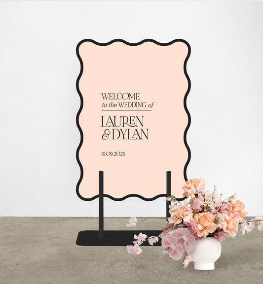 Marry Me Welcome Sign