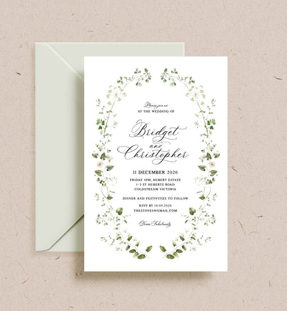Secret Garden Invitation