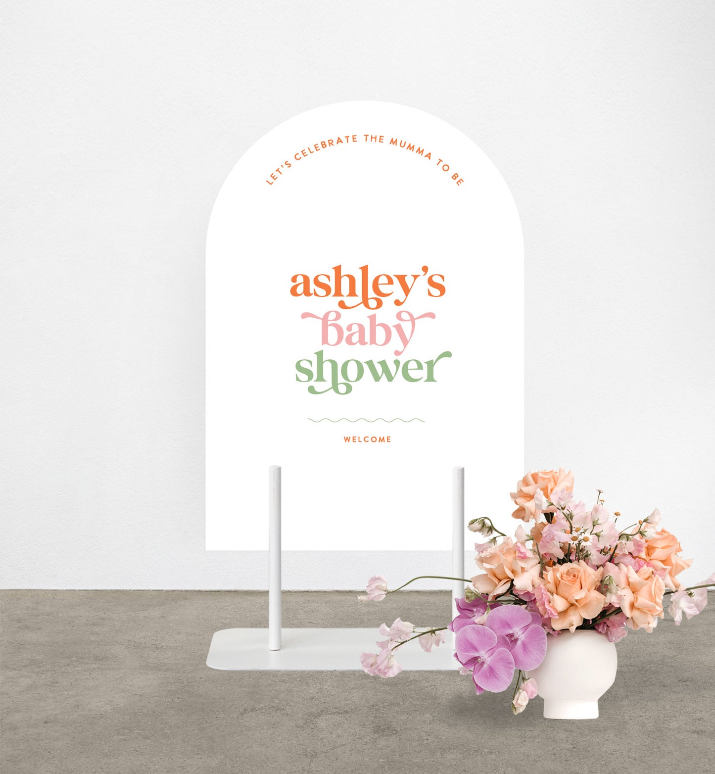 Big Love Baby Shower Sign