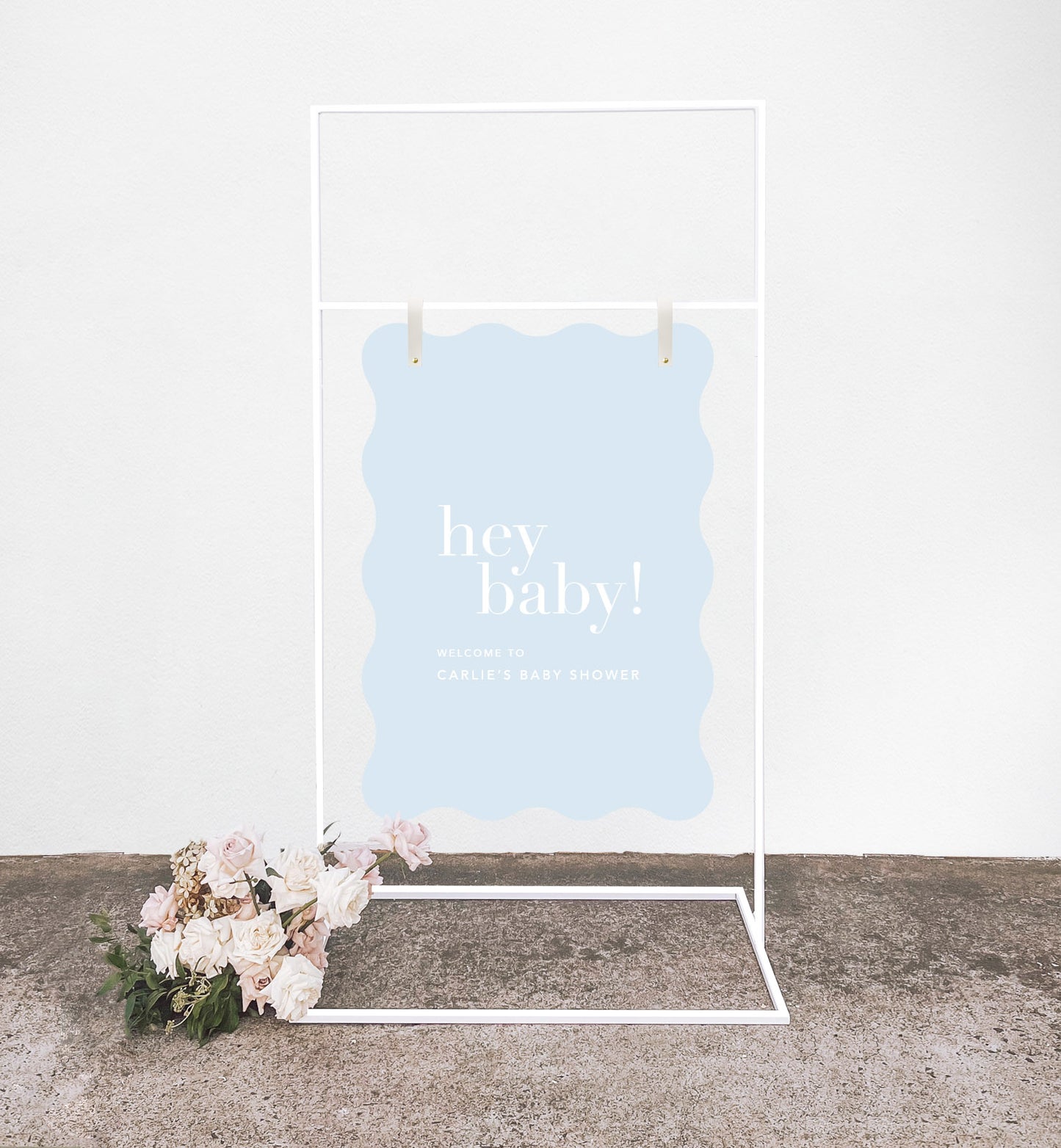 Hey Baby! Shower Sign