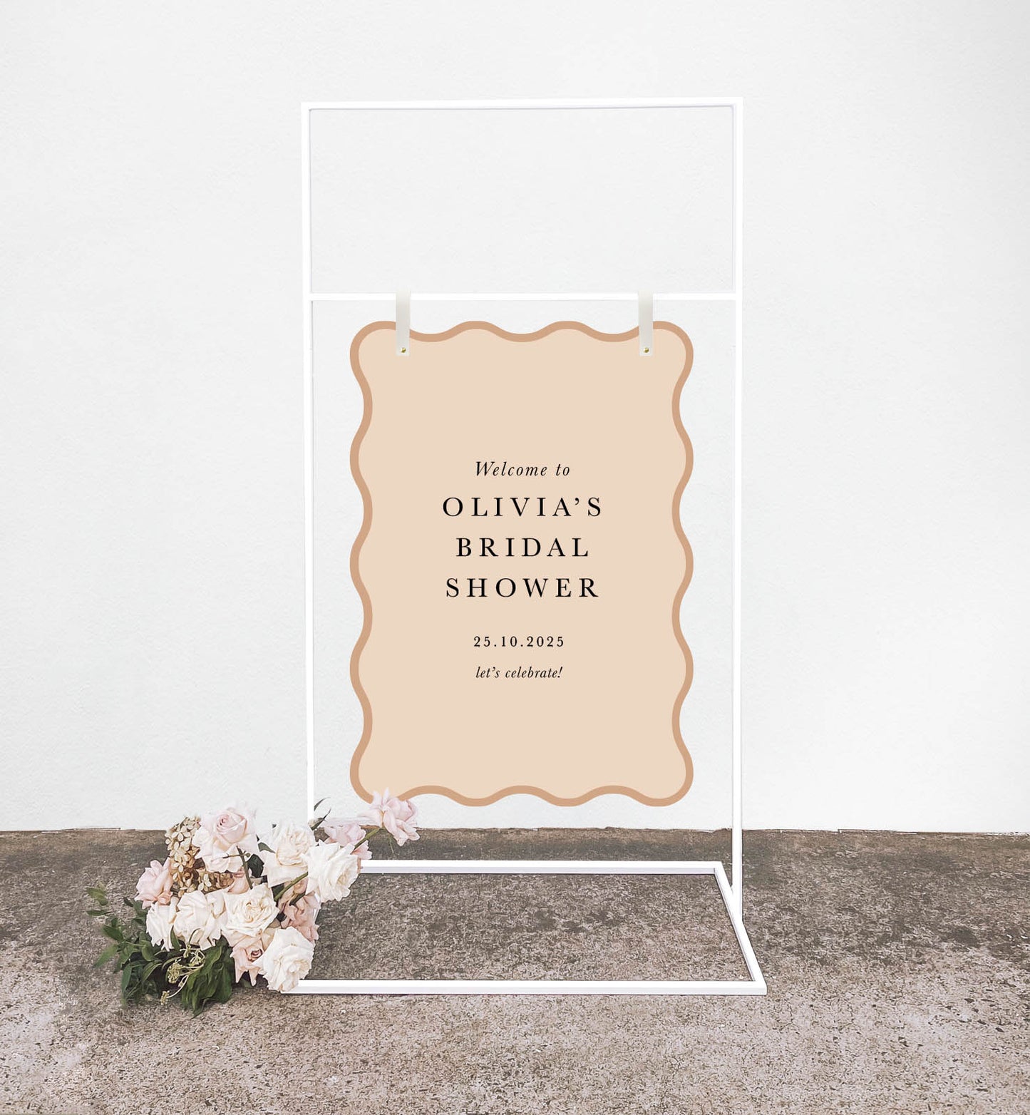 Minimalist Bridal Shower Sign