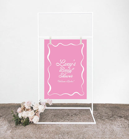 Paradiso Bridal Shower Sign