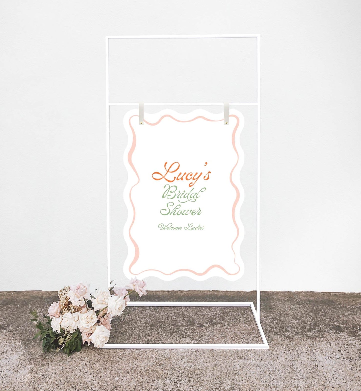 Paradiso Bridal Shower Sign