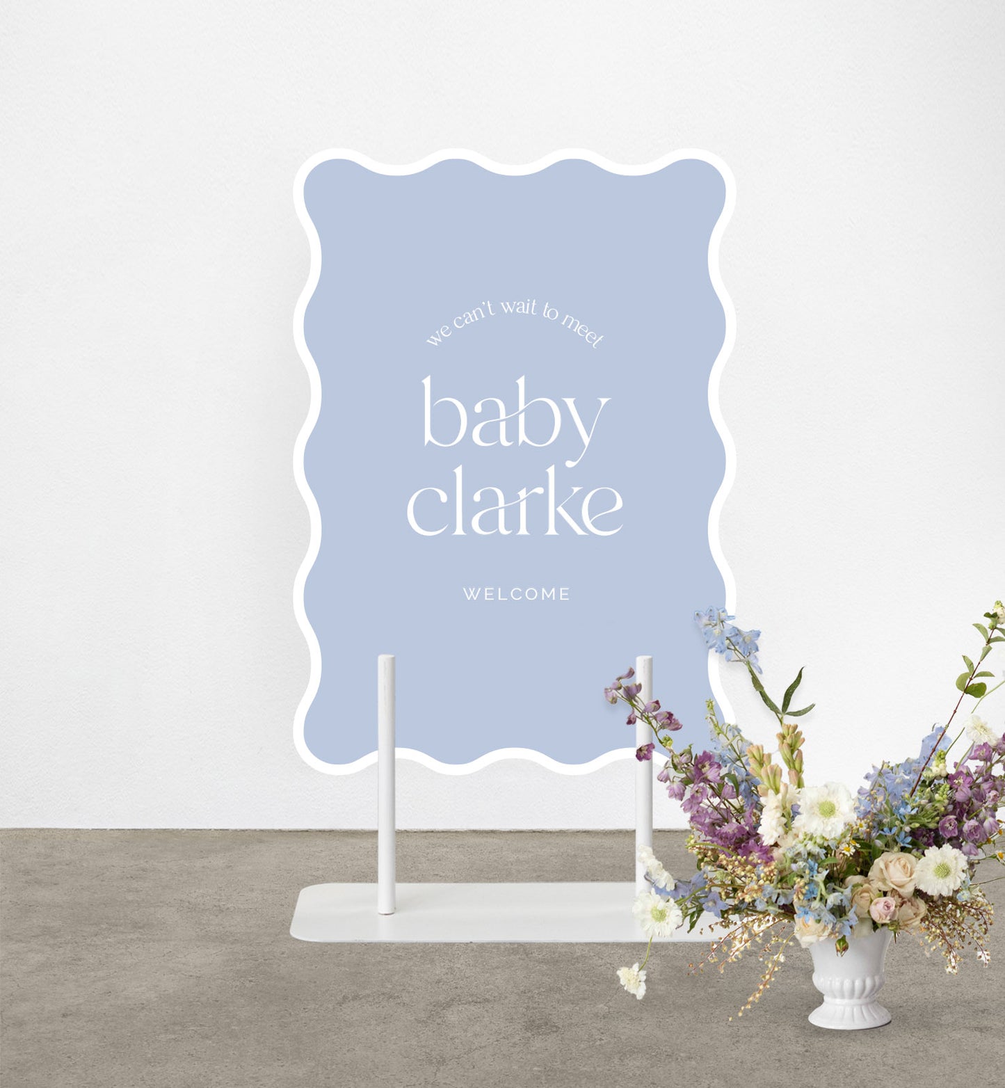 We Do Baby Shower Sign