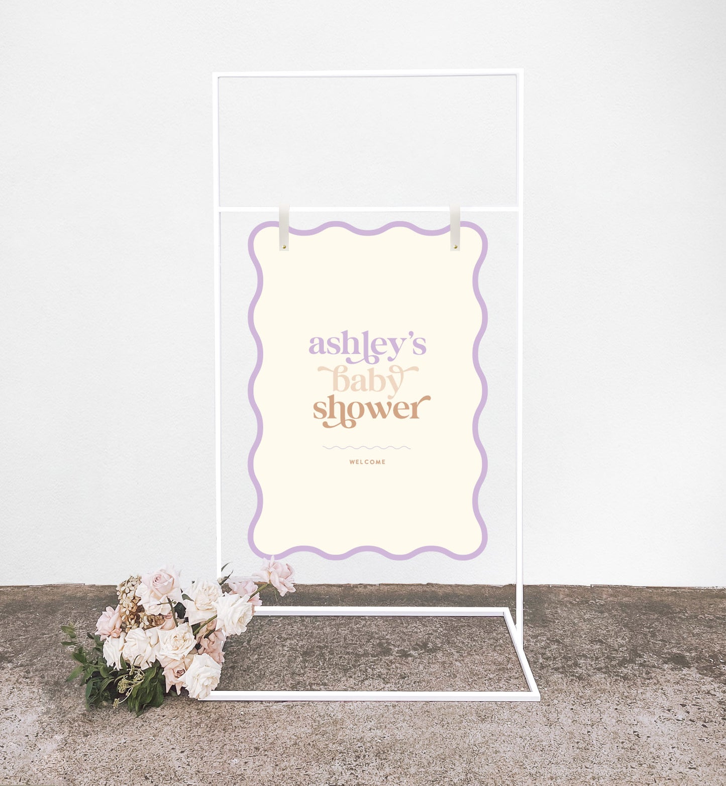 Big Love Baby Shower Sign