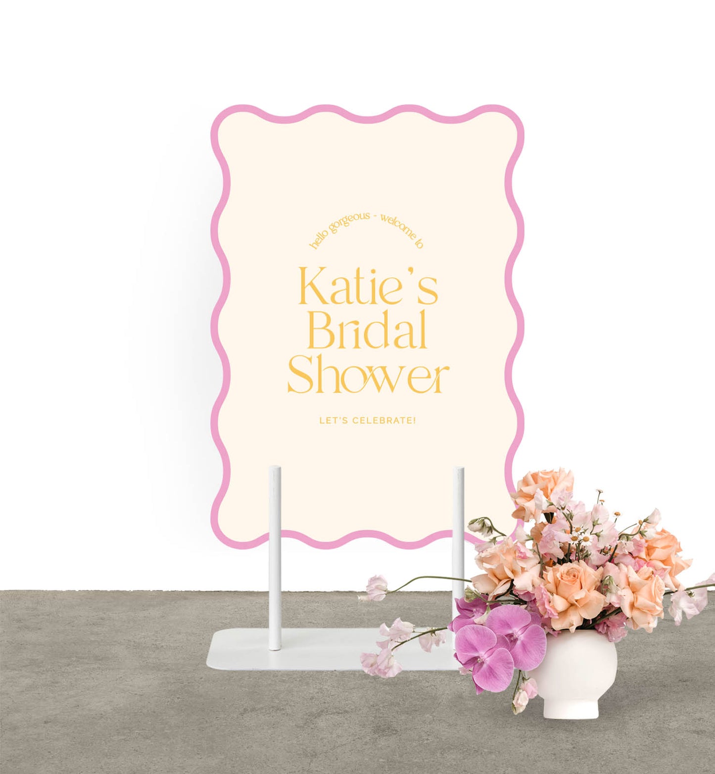 We Do Bridal Shower Sign