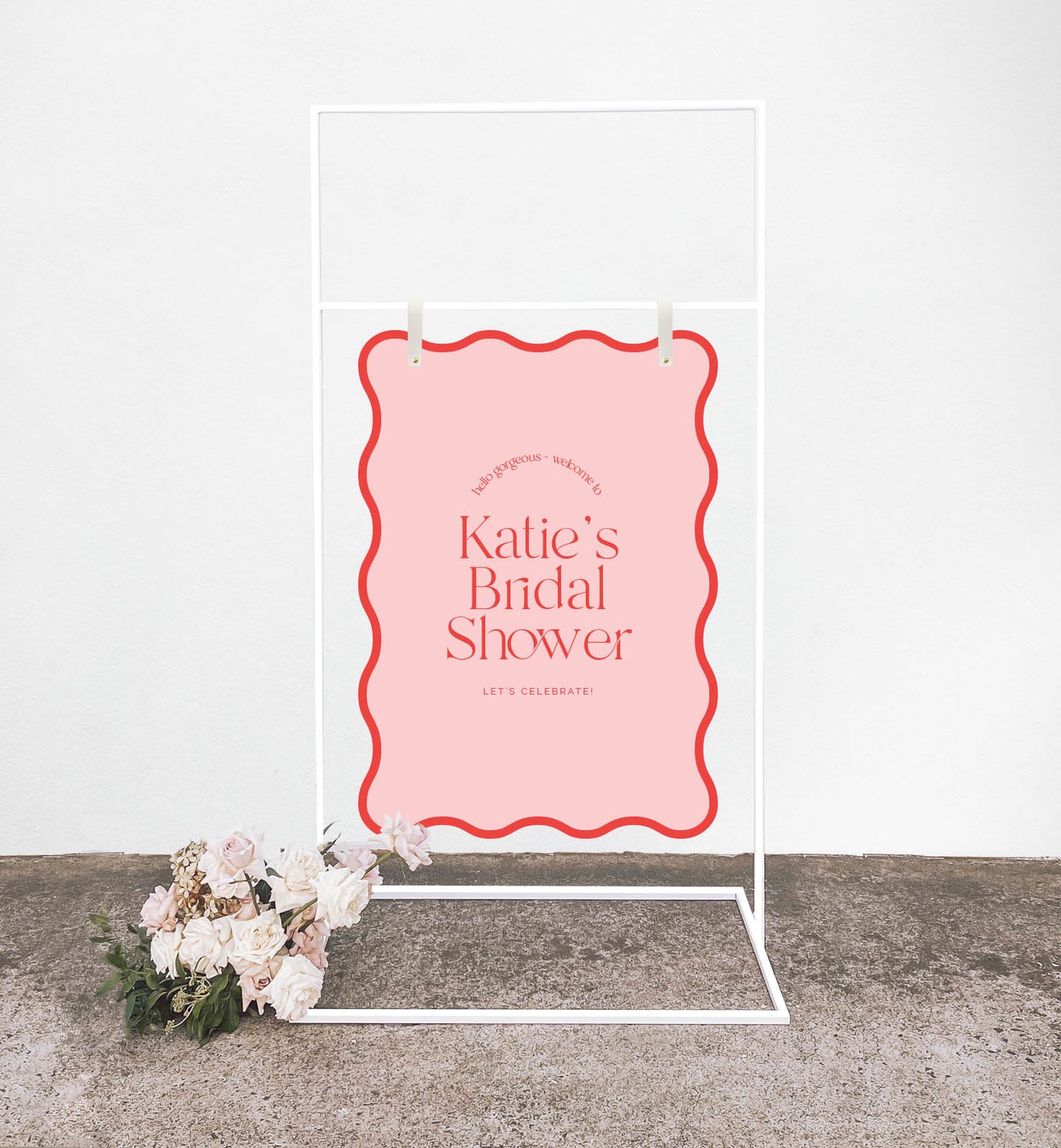 We Do Bridal Shower Sign