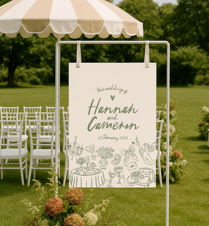 Memento Welcome Sign
