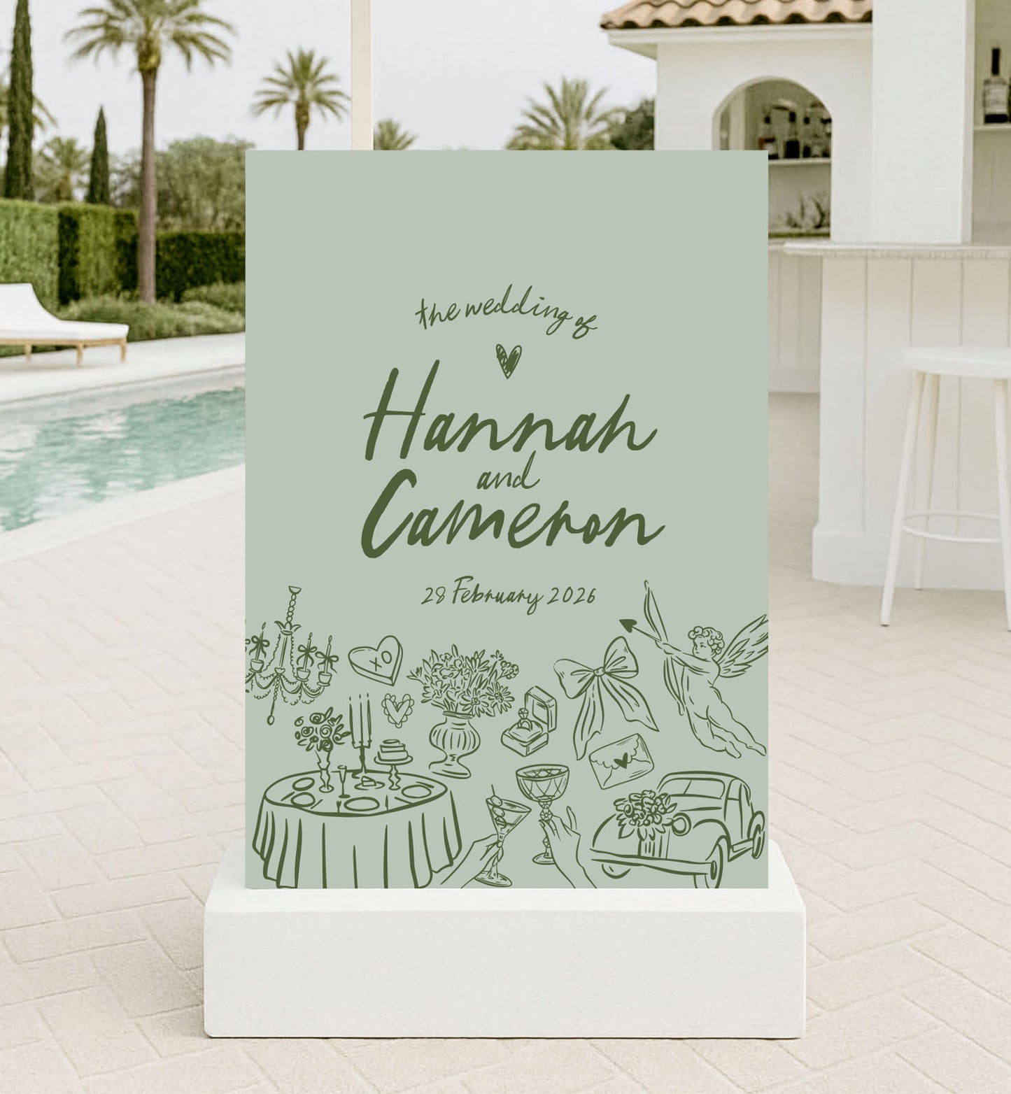 Memento Welcome Sign