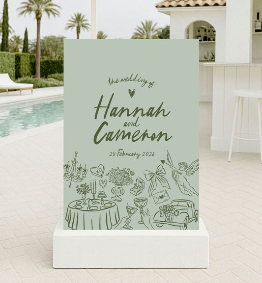 Memento Welcome Sign